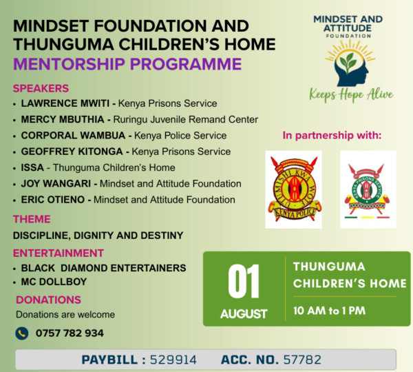 Thunguma Childrens Home Mentorship Programme